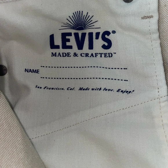 LEVI'S High-Rise Column Pink Denim Jeans Size 27 - Picture 13 of 15